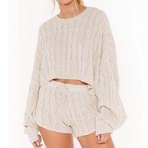 Nasty Gal Knit Loungewear Set